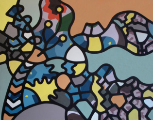 Dedicated to my Brazilian friends, 1999 (Private collection. Ref: 199903)